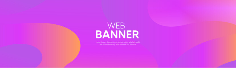 Abstract background with circles, Abstract violet background, Abstract background with waves, Pink background, Pink banner