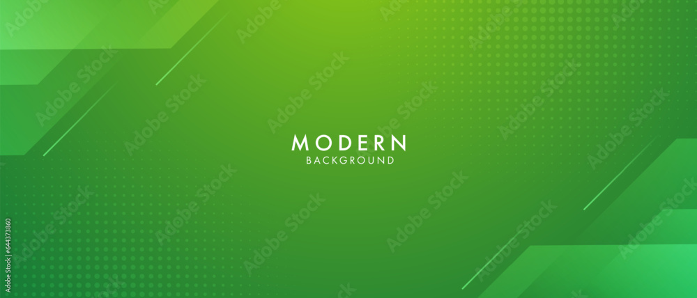 Poster abstract minimal background with green gradient for banners and business templates