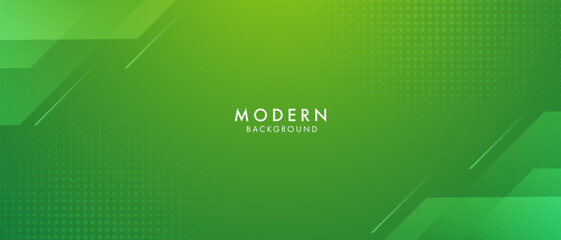 Abstract minimal background with green gradient for banners and business templates