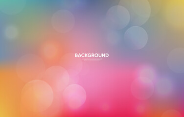 abstract background with bokeh, Abstract colorful background