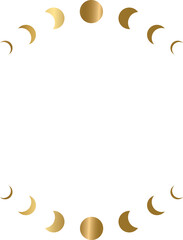 Sun and Moon celestial mystic esoteric magic elements .