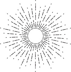 Fototapeta premium Sun and Moon celestial mystic esoteric magic elements .