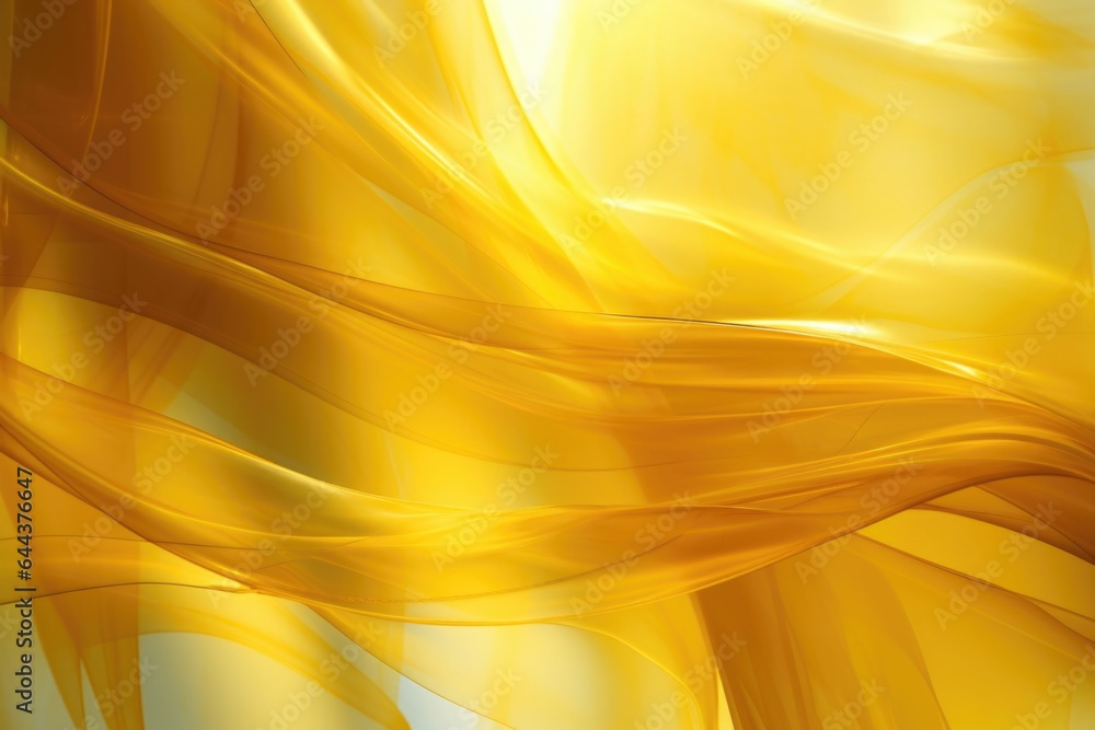 Aufkleber a vibrant and energetic scene with a bold yellow background. the light streams in through a gauzy cu