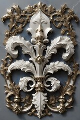 Majestic Heritage Hyperrealistic Fleur-De-Lis, Crafted by Generative AI




