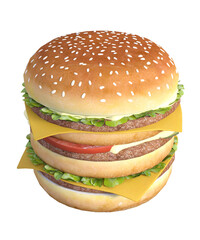 fresh tasty burger