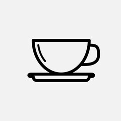 Cup Icon. Beverage Element Symbol - Vector Logo Template