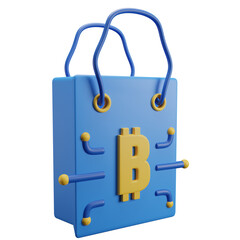 BAG Bitcoin 3D icon