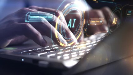 Implementation of artificial intelligence in office work. - Powered by Adobe