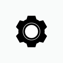 Gear Icon . Setting, Cog Symbol for Design, Presentation, Website or Apps Elements – Vector.