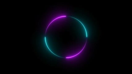 abstract glowing neon loading bar illustration background 4k 