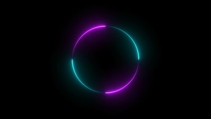 abstract glowing neon loading bar illustration background 4k 