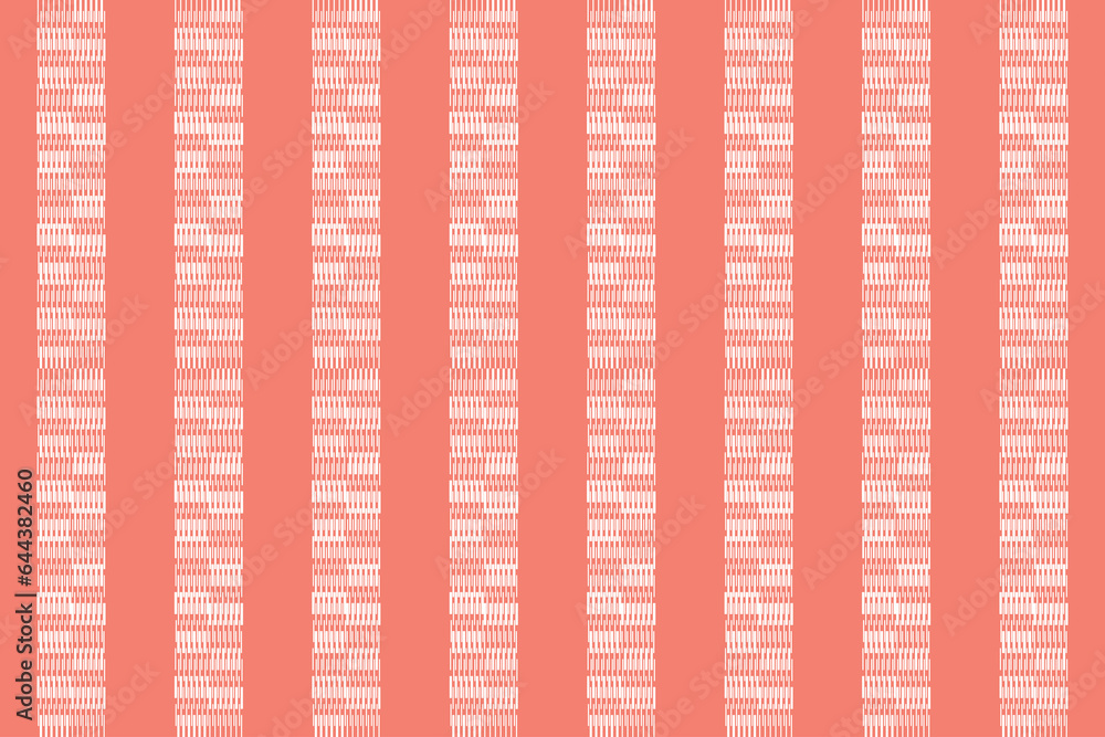 Aufkleber rectangular tile of pattern. design random shape white on pastel red background. design print for il