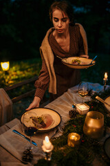 People savor every bite, their expressions reflecting the pleasure of a well-prepared Christmas dinner.