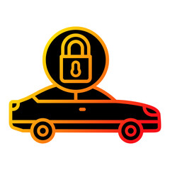 Locked Car Icon