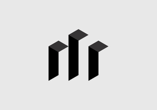 graph icon, graph bar artfully transforms into a cube, creating a dynamic M logo that symbolizes growth, data, and innovation
