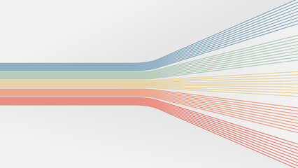abstract retro background with straight lines in pastel colors, vector illustration