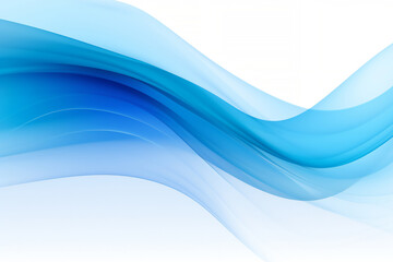 Fototapeta premium Blue wave pattern background with fluid graphic curves for a modern contemporary sea and ocean waves flat design for a concept art waveform project,, computer Generative AI stock illustration image
