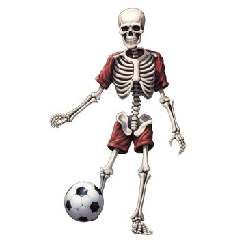 recommend clip art: Watercolor Halloween Skeleton (AI Generated)