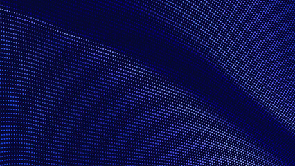 Obraz premium blue dots dynamic particles, tech background vector