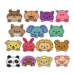 Obraz premium animal icons