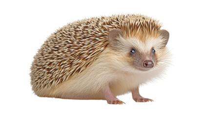 Fototapeta premium hedgehog isolated on transparent background cutout