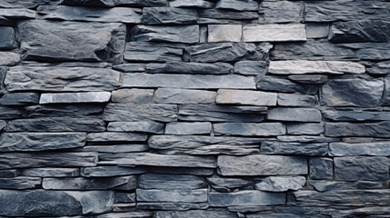 pattern gray color of modern style design decorative uneven cracked real stone wall surface with cement