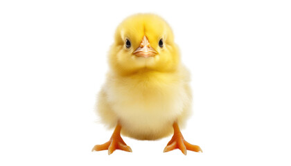 Obraz premium baby chicken isolated on transparent background cutout