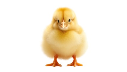 Obraz premium baby chicken isolated on transparent background cutout