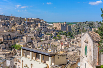 Obraz premium Ancient Unesco heritage old town of Matera