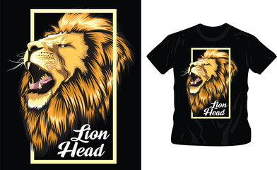 lion head vector