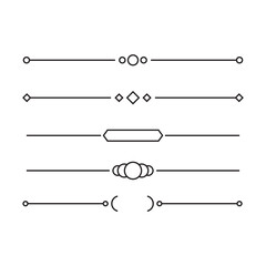 Design calligraphic ornamental element