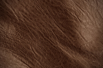 Dark brown leather texture background with seamless pattern and high resolution.