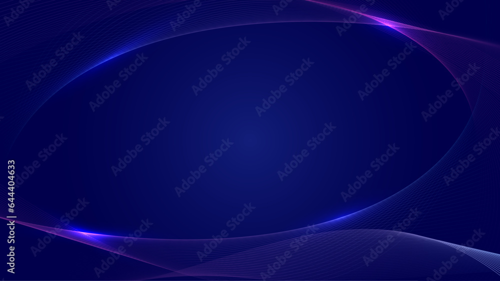 Aufkleber modern abstract glowing wave background. dynamic flowing wave lines design element. futuristic techn