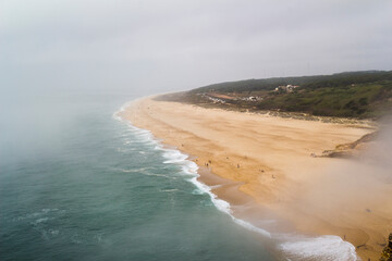 Do Norte beach, Nazaré, Portugal