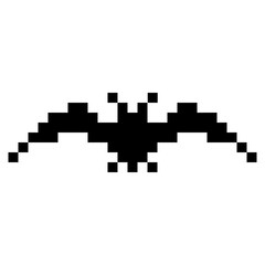 Obraz premium Icon pixelated bat