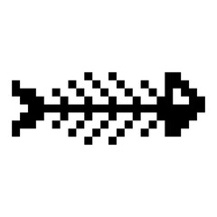 fish-bone pixelated