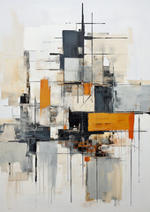 Abstract Geometrical Wall Art Background