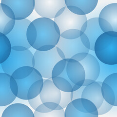 Blue Bubbles Background Pattern, Tile use for art job, etc.