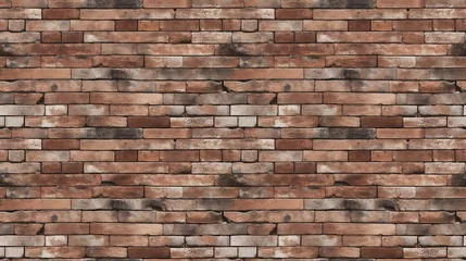 Fotobehang brickwall background - fondo pared de ladrillo © schipperke