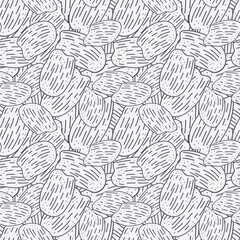 Seamless vector pattern with chaotic line shapes 