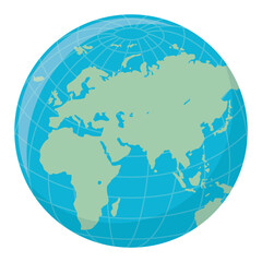 Earth Globe Illustration