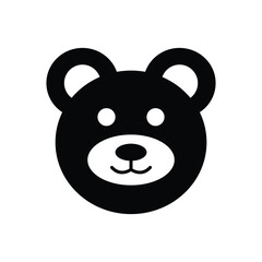 bear icon vector cartoo cute bear sign 