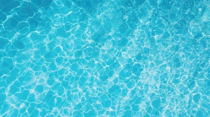Top view of pool water