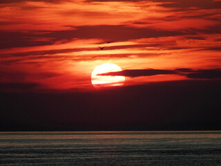 sunset by the sea in Rovinj     