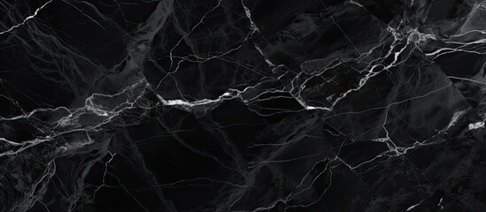 Black marble stone texture - obrazy, fototapety, plakaty