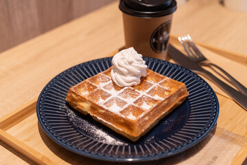 美味しいワッフル