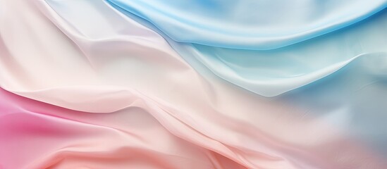 Obraz premium The A4 isolated pastel background Copy space crumpled