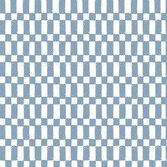 Seamless Repeat Vector Irregular Hand Drawn Doodle Checkerboard Check Grid Pattern Geometric
