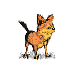 fox colorful vector logo artwork