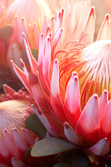 South African light pink King Protea.